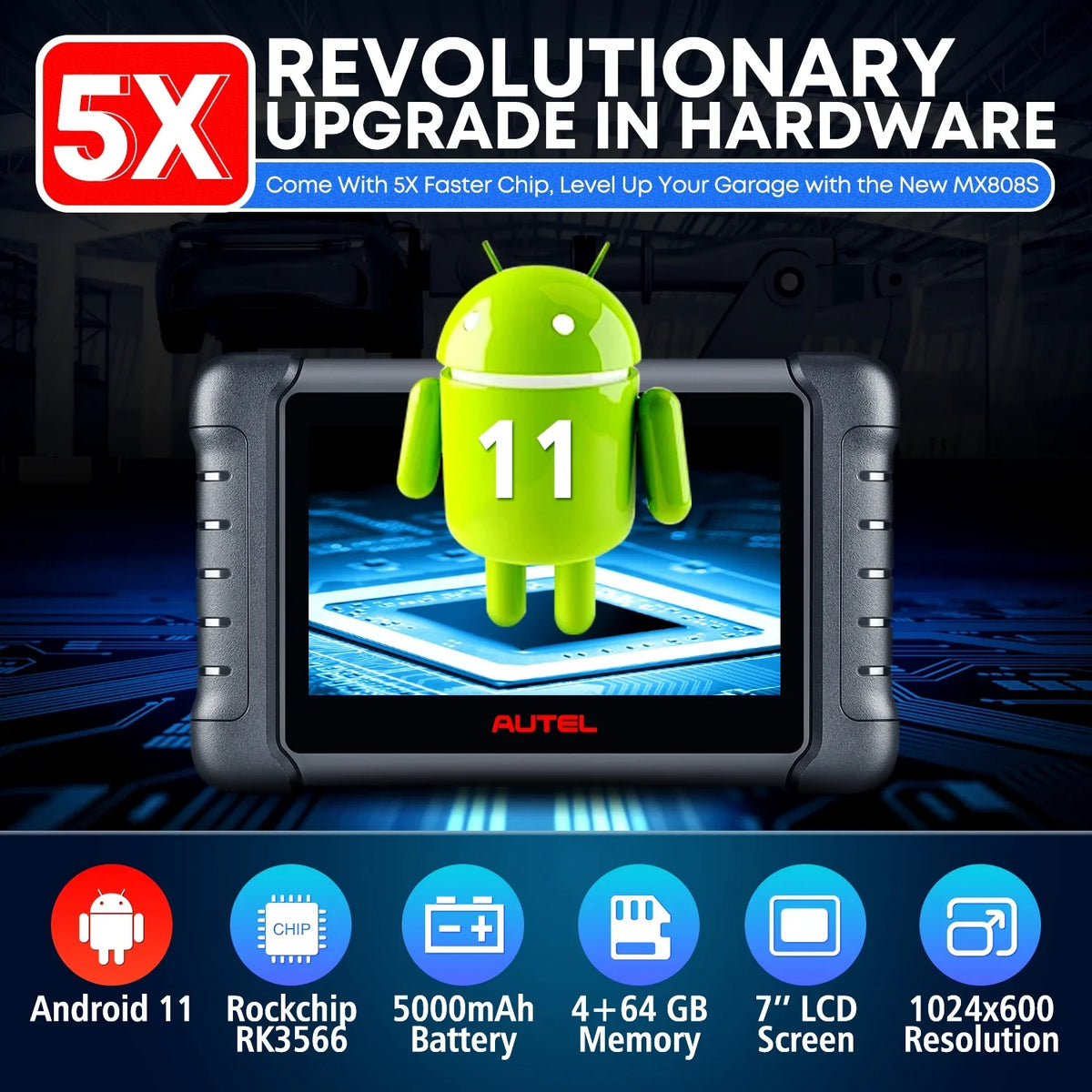 3000+ 4GB All Android MK808Z same Tool 11 Year System MX808S FCA MaxiCheck Scan, 64GB MK808S with Bidirectional 4-Core RK3566 2 OE Autoauth Diagnostic Update, & Autel as