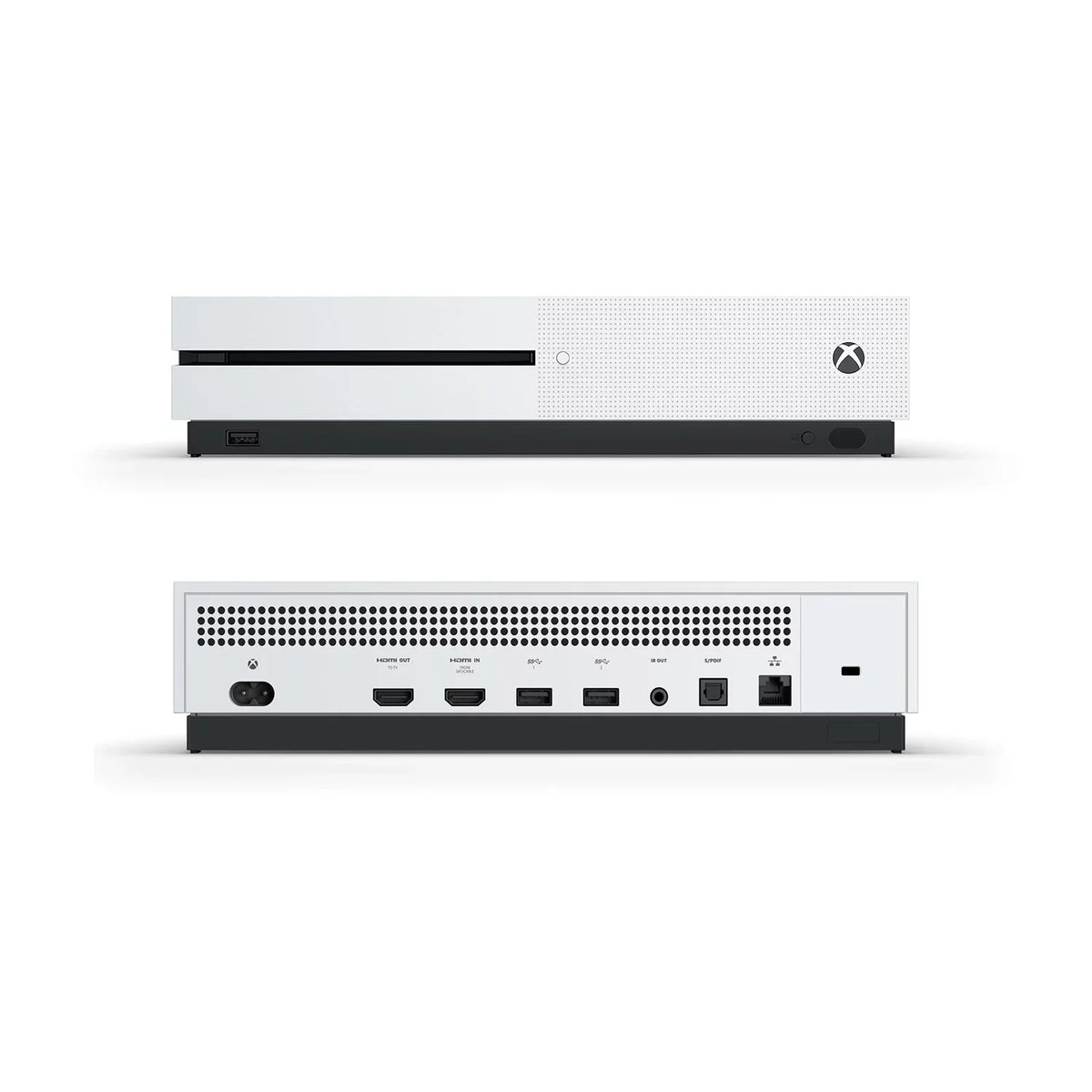 One White Controller Console Wireless Xbox - Xbox Used S with 500GB One Columbia,