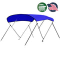Bow Top 4 Cover with Boat Double 85-90 Walled SereneLife Bimini Blue Inch Frame,