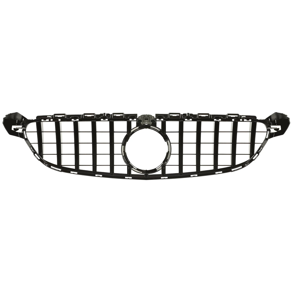 AMG Bumper Black S 2018 Or Cover Both Grille 2017 for with W205 for Benz 2016 Front Kojem Camera Mercedes without Model C63 Painted 2015