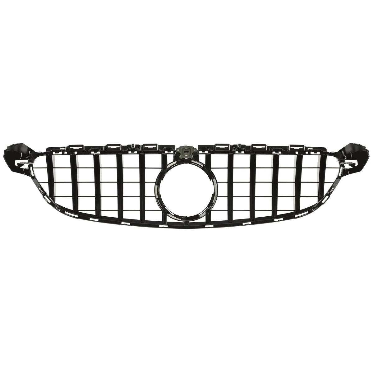 AMG Bumper Black S 2018 Or Cover Both Grille 2017 for with W205 for Benz 2016 Front Kojem Camera Mercedes without Model C63 Painted 2015