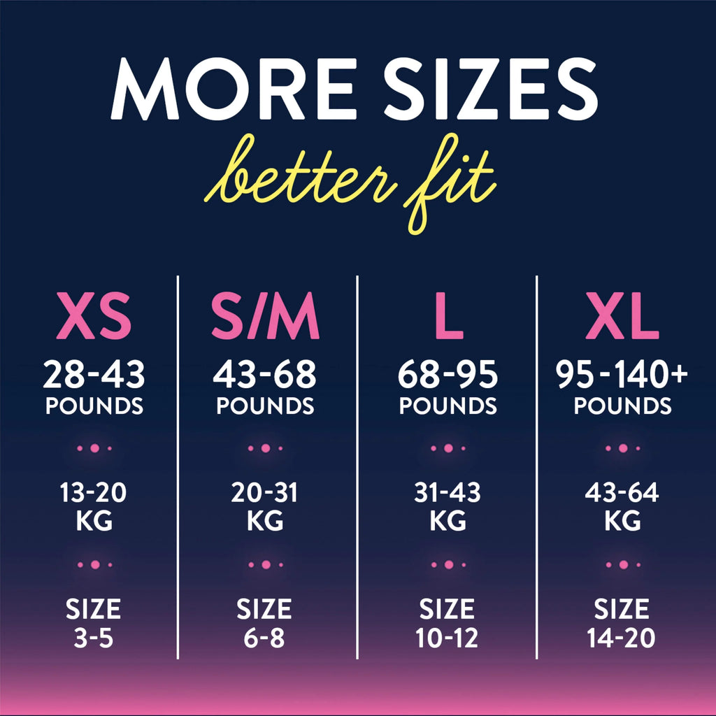 for Nighttime Girls, Options) (Select for Ct More Goodnites Underwear Bedwetting XL, 28