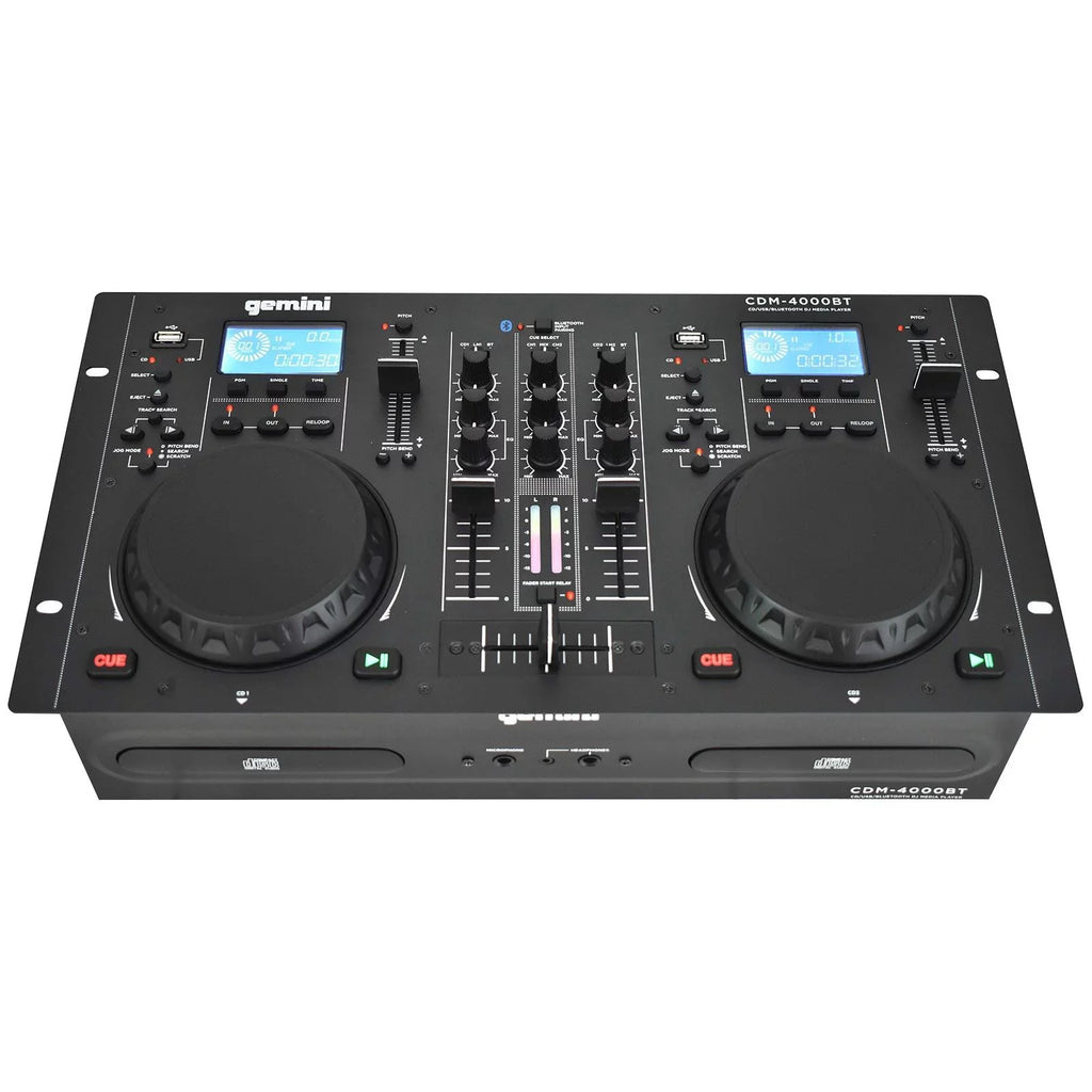 with Media AS-1500P Player Woofers & Speaker Package Active Bluetooth CD/MP3/USB Gemini DJ CDM-4000BT 15"