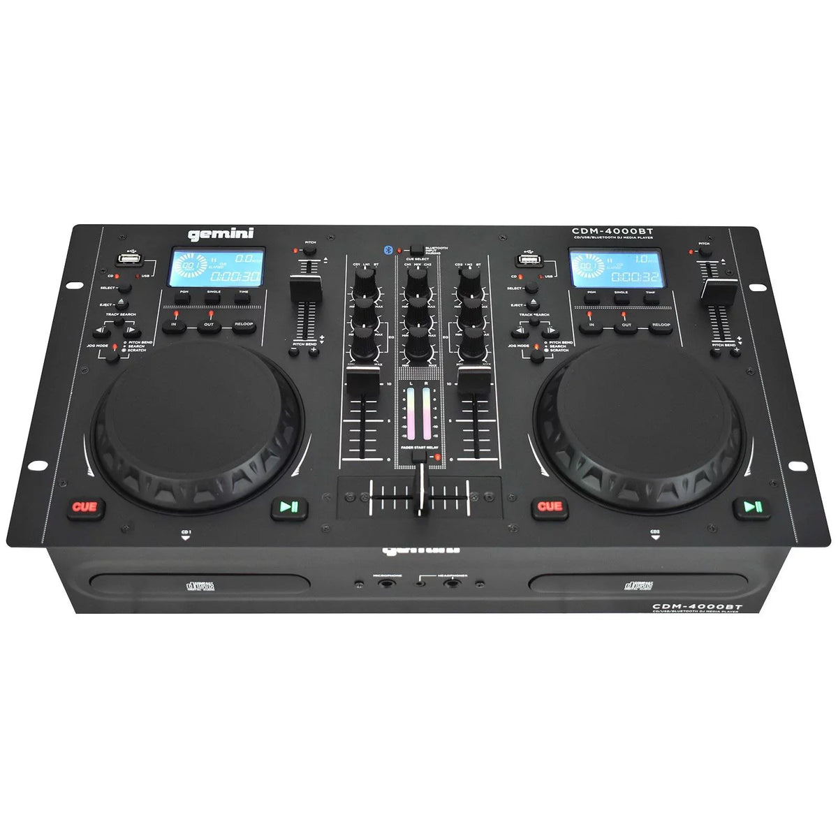 with Media AS-1500P Player Woofers & Speaker Package Active Bluetooth CD/MP3/USB Gemini DJ CDM-4000BT 15"