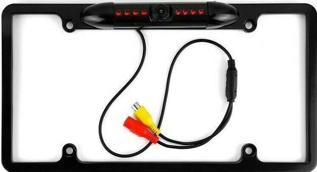 Frame Car Night Backup Camera Parking License View US 8IR Vision Rear Plate