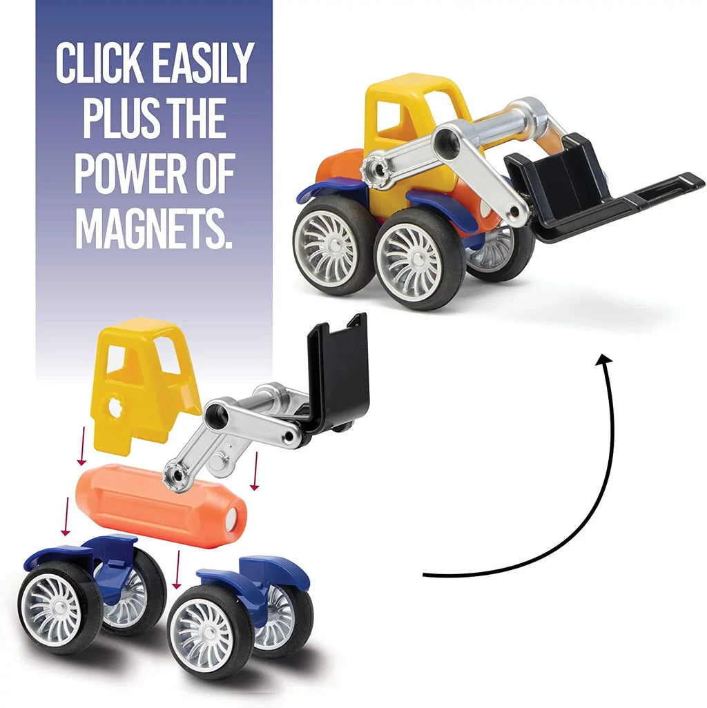 up Play 42 Case Vehicles Child for Toy Stem Brainy and with Magnetic 3 Ages and pc. Storage Cars