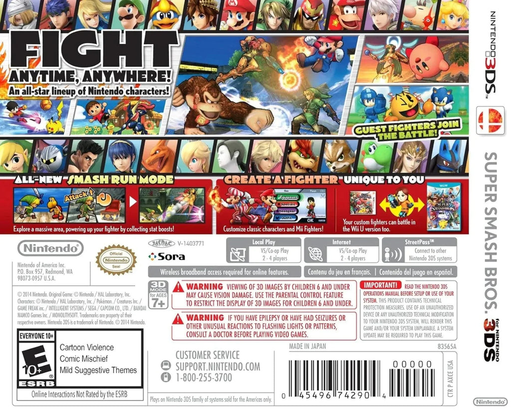 Smash Bros. Super | 3DS Nintendo