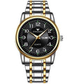 Relogio Mens Stainless Quartz Sport Luxury FNGEEN Watch Man Top Steel Luminous Brand Watches Wristwatch Masculino Hands Men