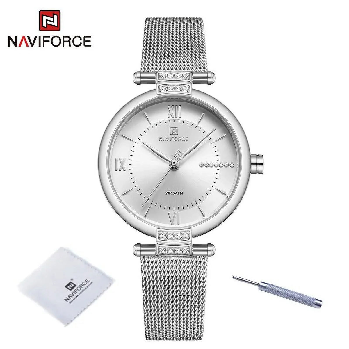Diamond Relogio SW Women Luxury Ladies Strap Quartz Wristwatches Female Stainless Steel Watches Watch Mesh Girl Fashion