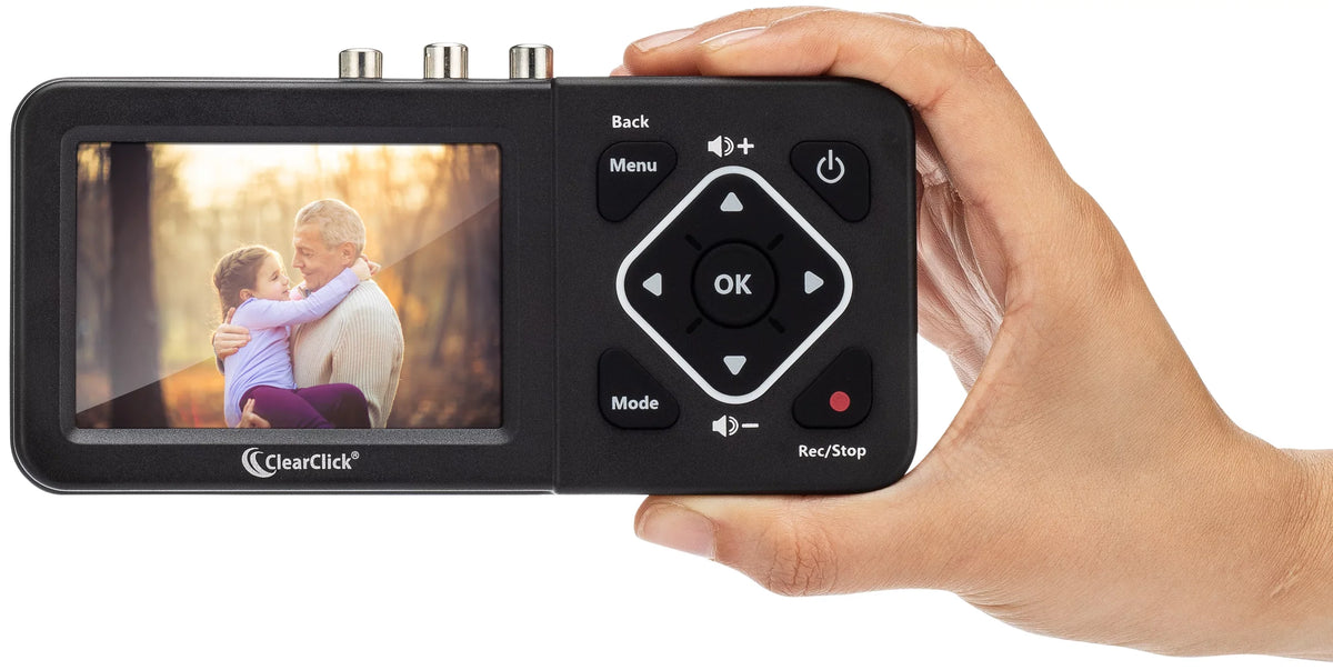(Second Generation) 2.0 ClearClick - Edition) RCA, Video Converter Camcorder, Gaming DVD, Tapes, Systems to VCR's, AV, Record Video from Hi8, Digital (Bundle VHS