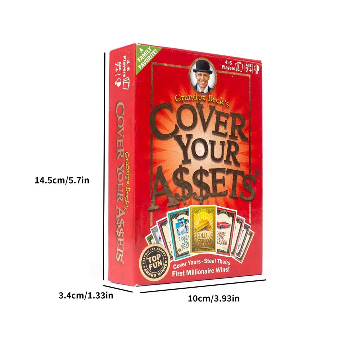 Family-Friendly Assets Collecting Toy Set Fun Card Grandpa Cover Your Becks Game