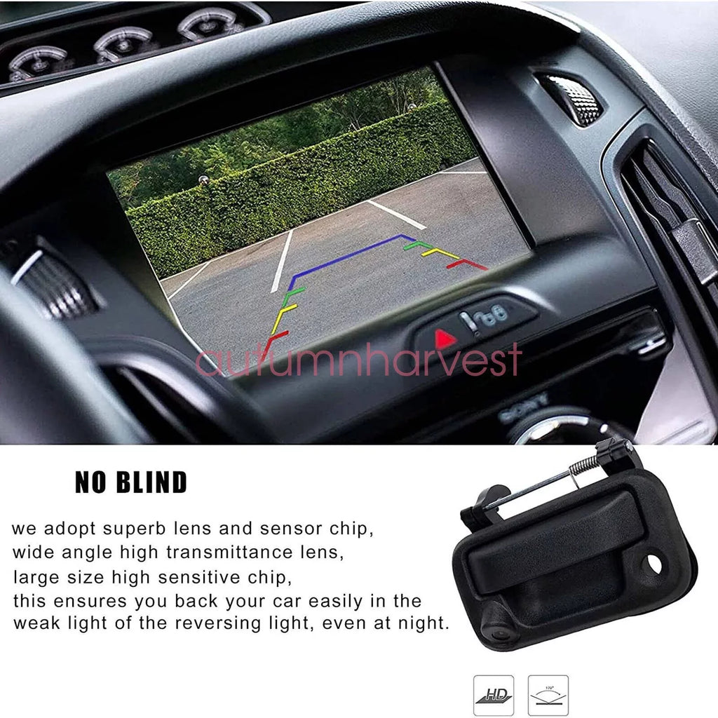 Backup Handle Rear View Tailgate with Camera Camera F150/F250/F350/F450 Ford for