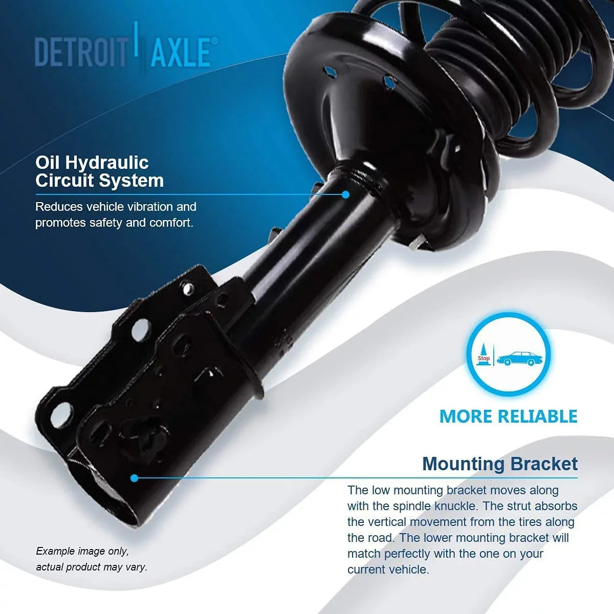 Springs 2004-2012 Struts Axle Pontiac Malibu, Replacement G6, 2pc Complete Saturn Chevy Struts w/Coil 2010 2006 Assembly 2005-2010 2008 Aura, 2007-2009 2011 Detroit Front Front for -