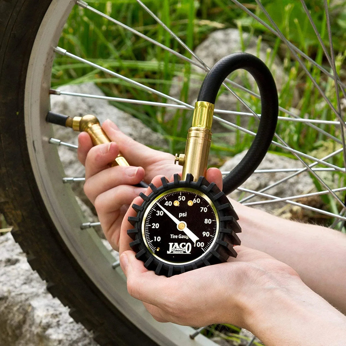 Tire Products - 100 PSI Pressure Gauge ElitePro Superior JACO JACO