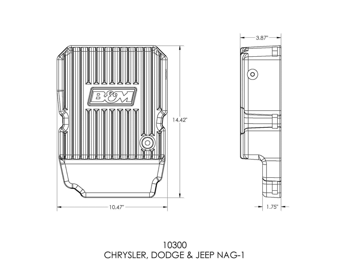 CHRYSLER select: Transmission CHEROKEE Deep 300C LAREDO/COLUMBIA/FREEDOM, Fits TOURING 2005 Pan, 2005-2006 10300 JEEP B&M NAG-1 Chrysler GRAND