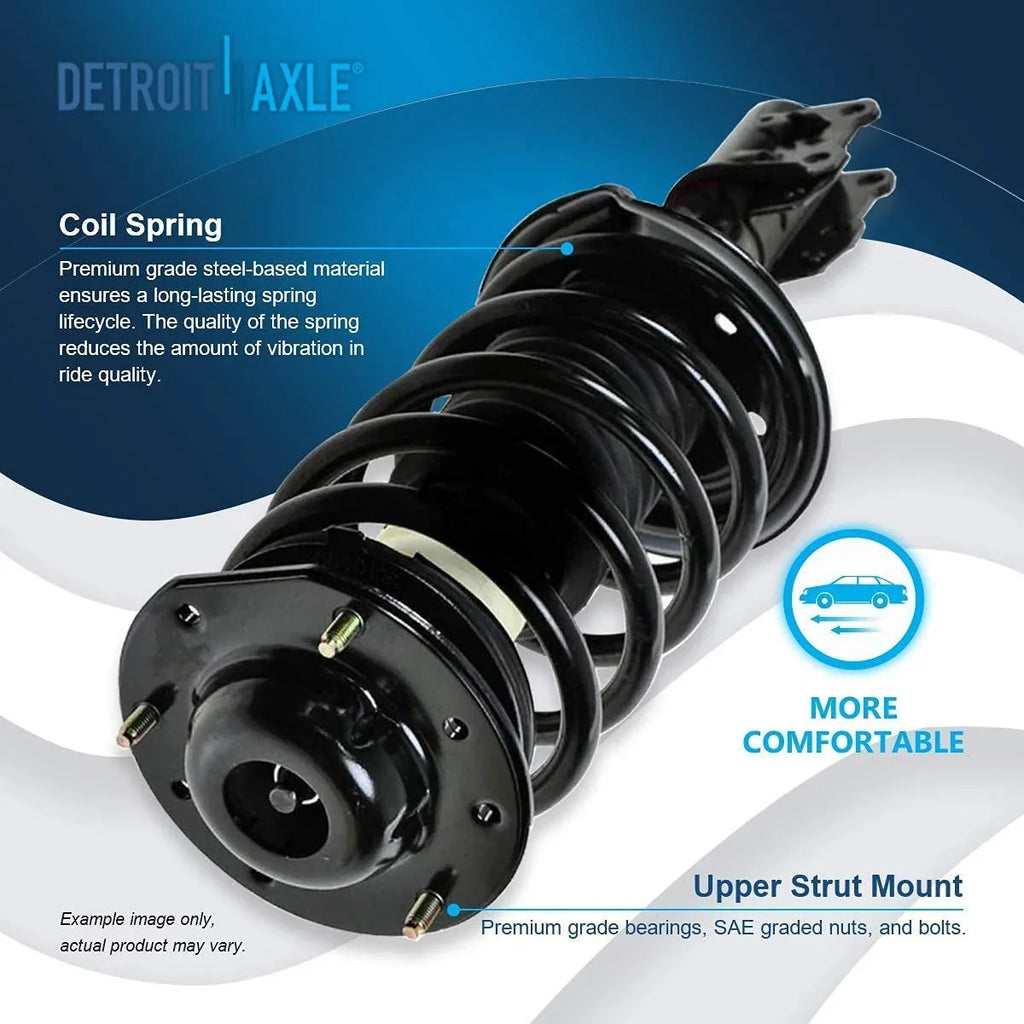 Springs 2004-2012 Struts Axle Pontiac Malibu, Replacement G6, 2pc Complete Saturn Chevy Struts w/Coil 2010 2006 Assembly 2005-2010 2008 Aura, 2007-2009 2011 Detroit Front Front for -