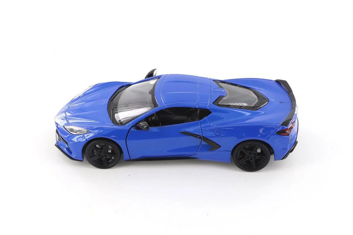 C8 Model 79360/16D Corvette Blue Showcasts 2020 - Stingray, - Chevy scale Toy Car Diecast 1/24