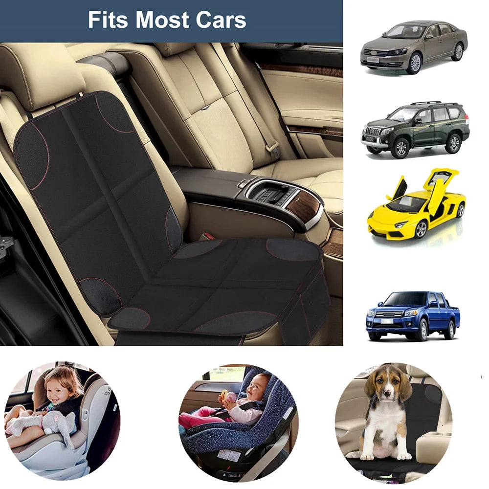 Protector for and Car Seats 2Pack Padding Backing Seat and Child Pet Mesh Thickest Protect Pockets with Baby Non-Slip