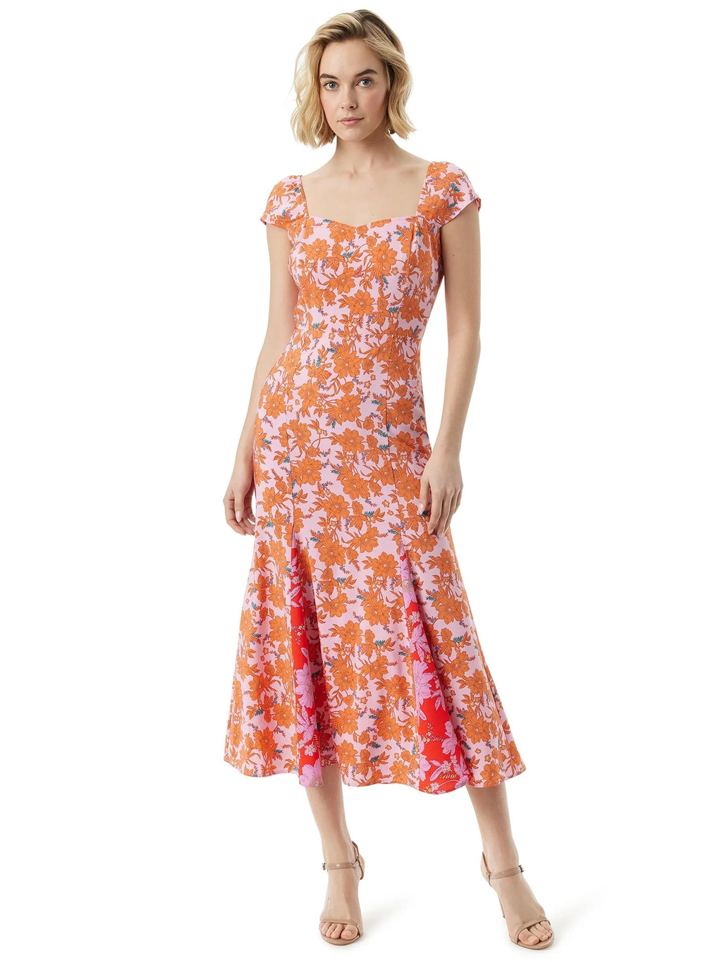 Sleeve Jessica Women's Dress Flare Simpson Cap