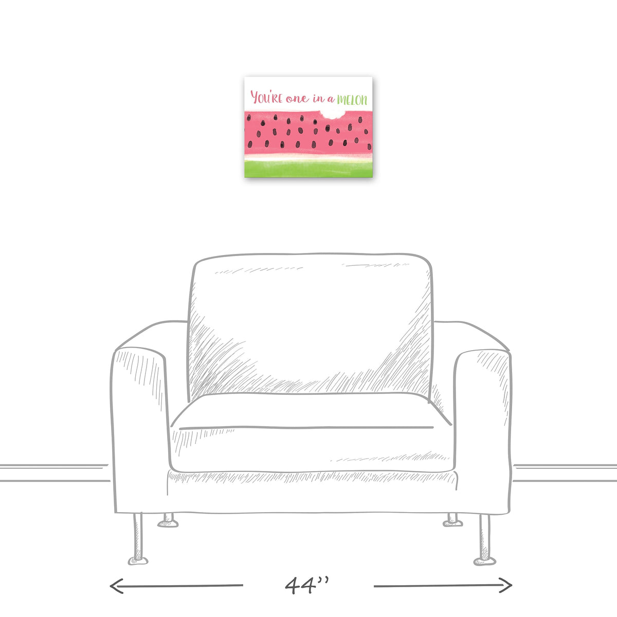 Products Art in Wall Melon Creative One 14x11 A Canvas