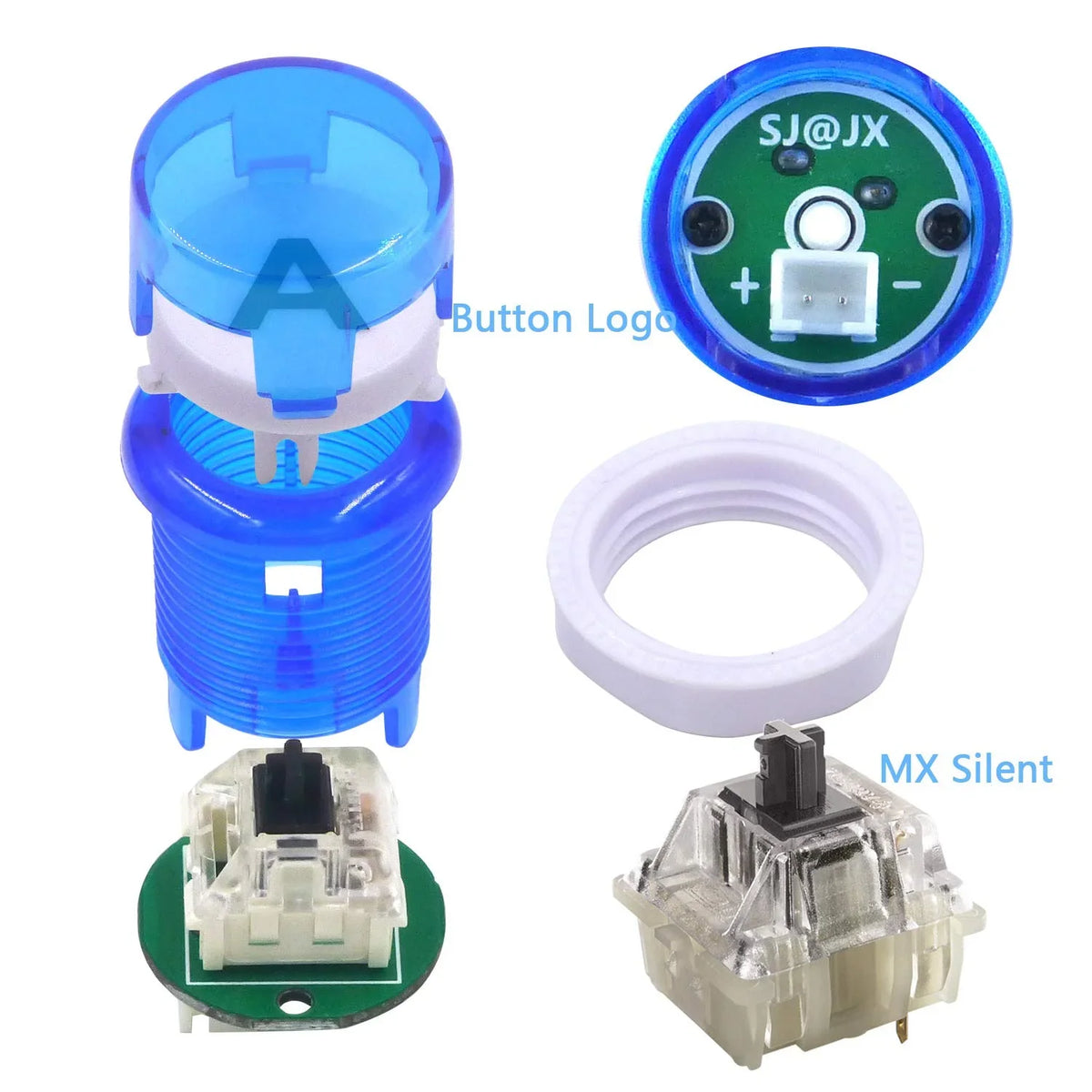 Controller Cherry Arcade Nintendo 2 MAME SJ@JX Retropie PS3 Joystick MX Encoder USB Game Gamepad Raspberry Player PC Switch Button for Pi 8way Microswitch