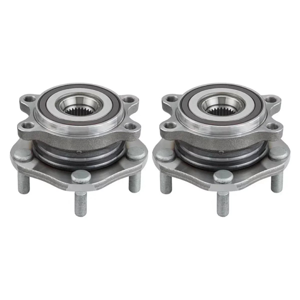 AutoShack Rogue Nissan HB613359PR Passenger Set 2.5L of for Driver AWD 2018 Sport Rogue 5-Lug Hub Qashqai FWD Side 2019 2017-2019 2017 Bearing 2017-2018 2014-2016 Replacement and Front 2 2.0L Wheel