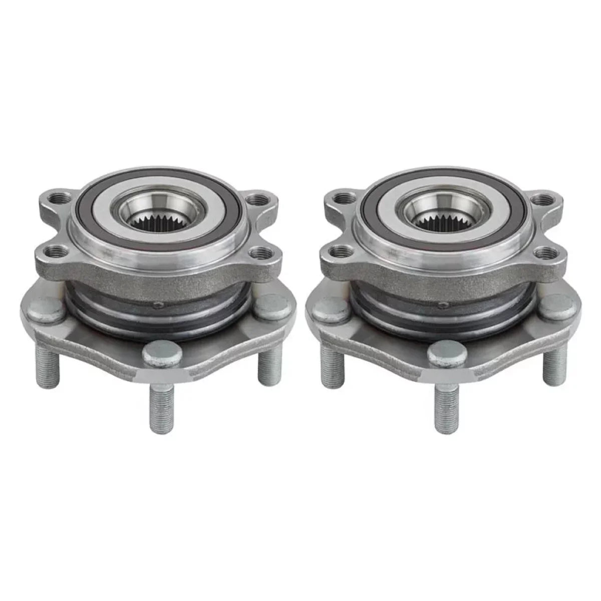 AutoShack Rogue Nissan HB613359PR Passenger Set 2.5L of for Driver AWD 2018 Sport Rogue 5-Lug Hub Qashqai FWD Side 2019 2017-2019 2017 Bearing 2017-2018 2014-2016 Replacement and Front 2 2.0L Wheel