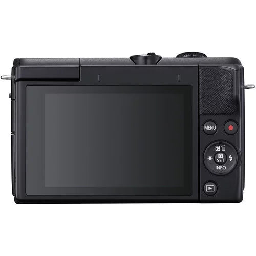 15-45mm EOS M200 Filter Digital Lens Mirrorless Canon (Black) with Camera Bundle