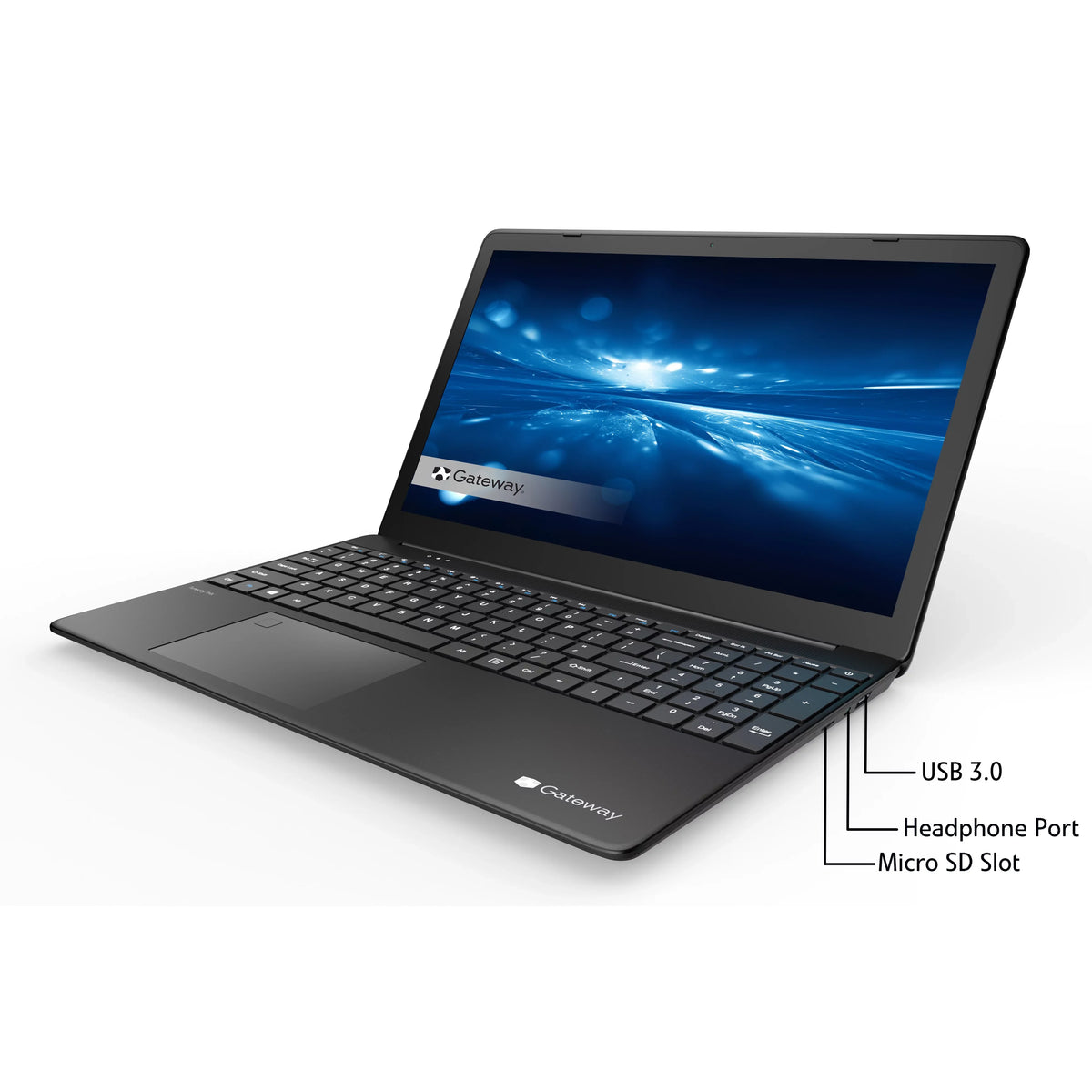 512GB Black Win i5-1135G7 SSD Iris Xe 15.6" FHD Restored Graphics 16GB Intel Home (Refurbished) GWTN156-9BK Gateway RAM 10 2.4GHz
