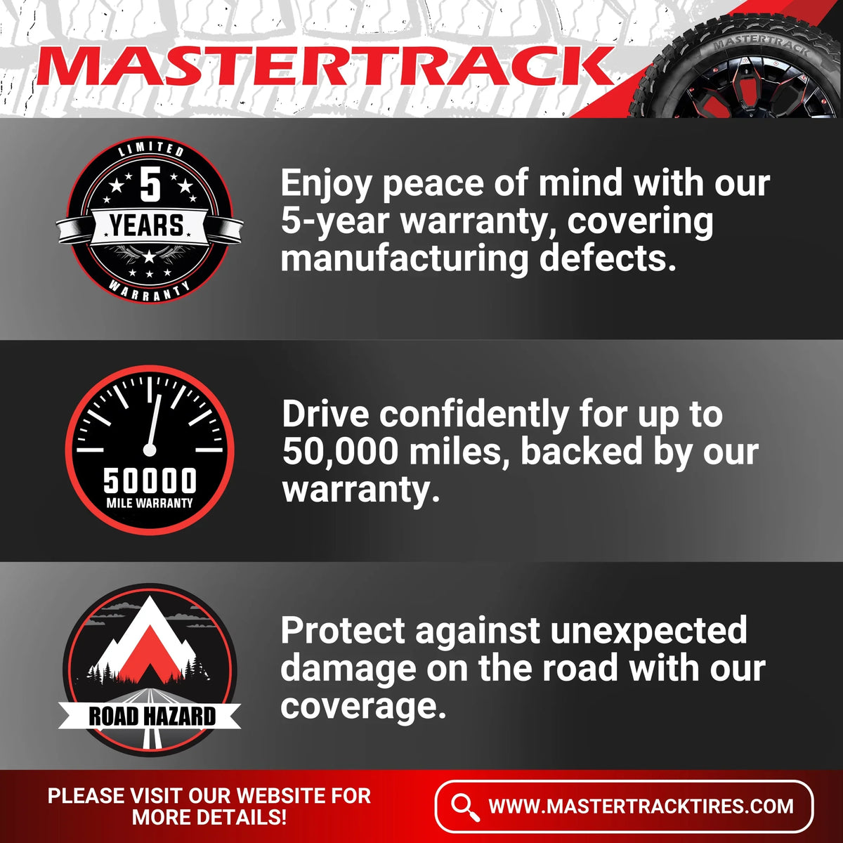 All 10 Ply BADLANDS LT285/70R17 126S Light Truck Mastertrack SUV Tire Only) AT E Terrain 285/70/17(Tire