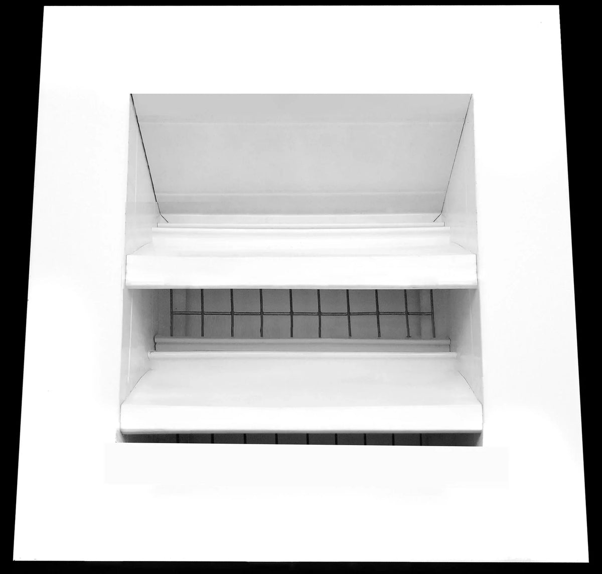 '- Mesh & Exterior X Aluminum with & HVAC 6"w Grille White Crawlspace Vent Waterproof - 6"h x 7.5”h] Vent Air Walls 7.5”w [Outer - Dimensions Screen for Rain