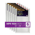1500, Filter, (exact Filtrete 6-Pack MPR x Healthy AC Ultra 12x36x1, Furnace x Living Air dimensions 35.69 Allergen, 11.69 0.78)