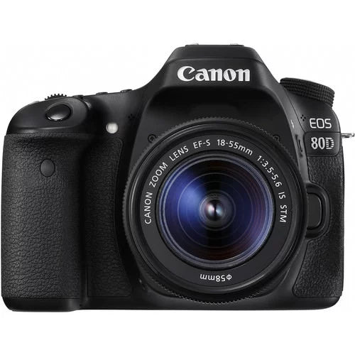 Expo Lens DSLR 18-55mm EOS + 64GB Canon Kit Camera 80D with Essentials