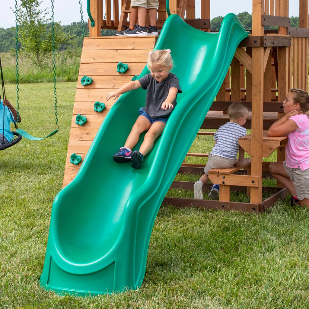 Discovery Swing Set Highlander Backyard