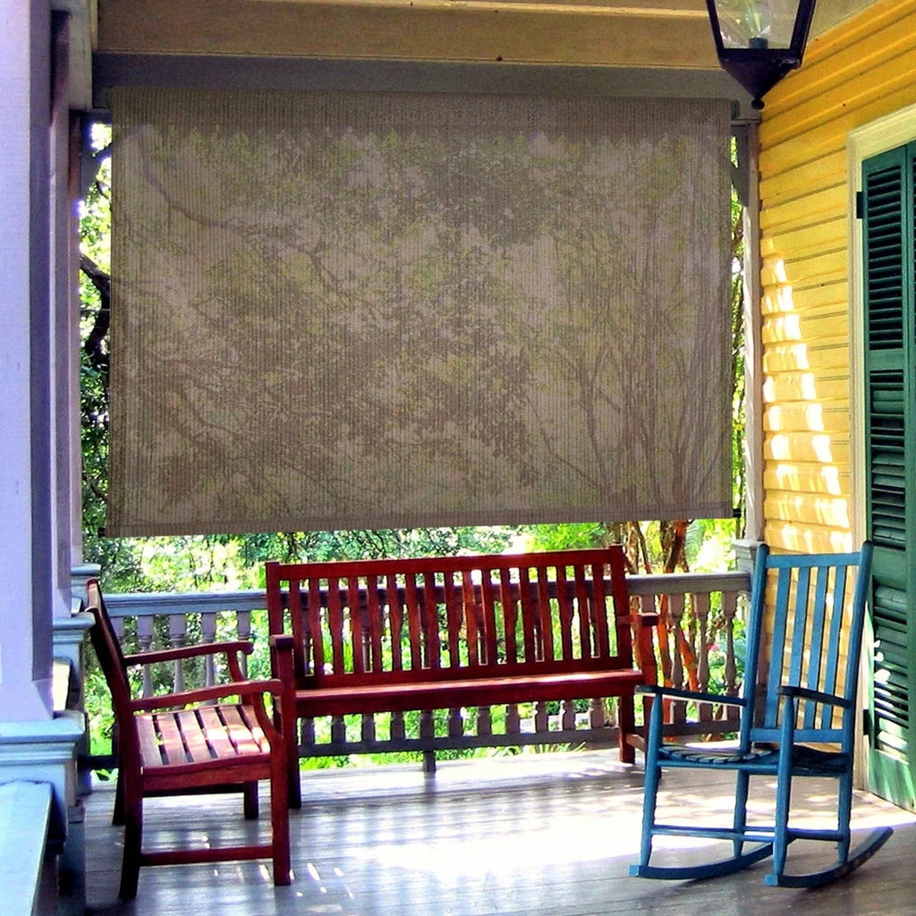 Fabrics 72 Sun Shade, in. P7225 96 Cordless Outdoor Keystone Canyon x