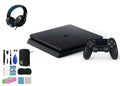 Cleaning With 2215B AXTION Gaming New Console 1TB Black, Kit Slim Headset 4 Like Bundle BOLT Sony PlayStation