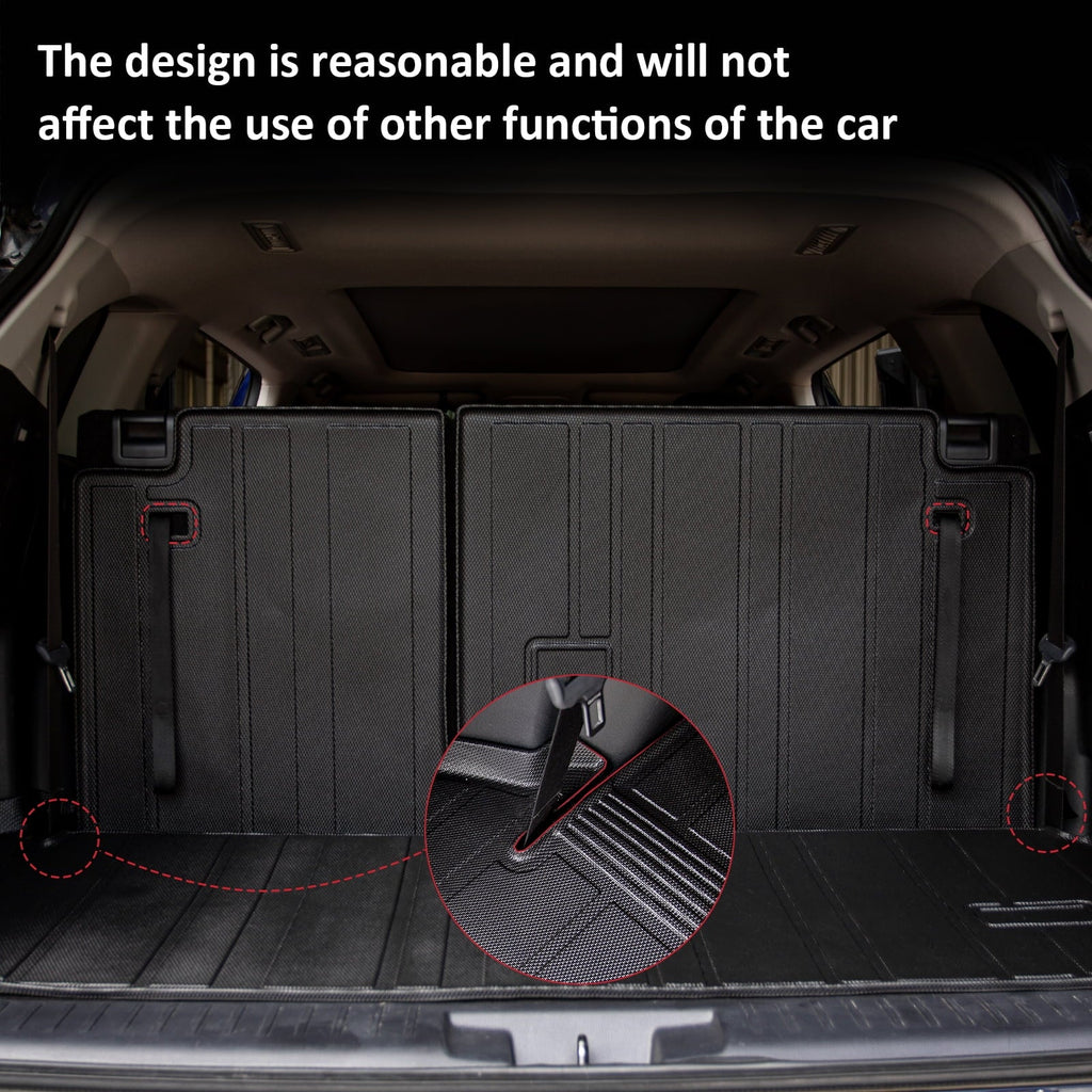 Highlander Backrest with Fit Accessories Mat Mats 2023 Trunk Highlander Mat Toyota 2020-2024 Cargo