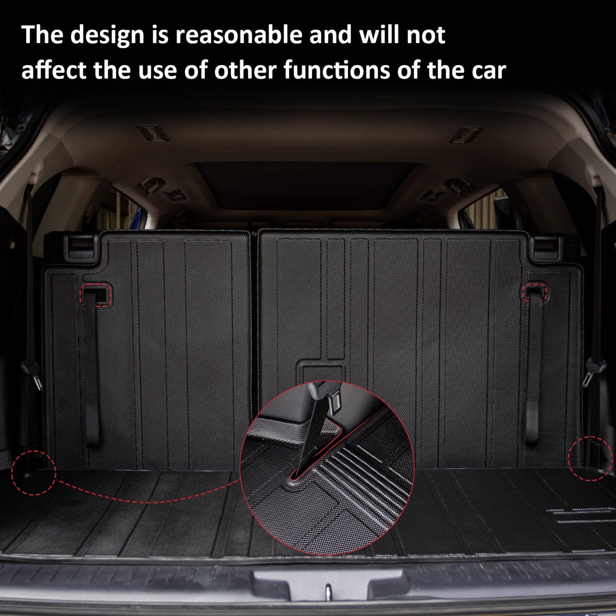 Highlander Backrest with Fit Accessories Mat Mats 2023 Trunk Highlander Mat Toyota 2020-2024 Cargo