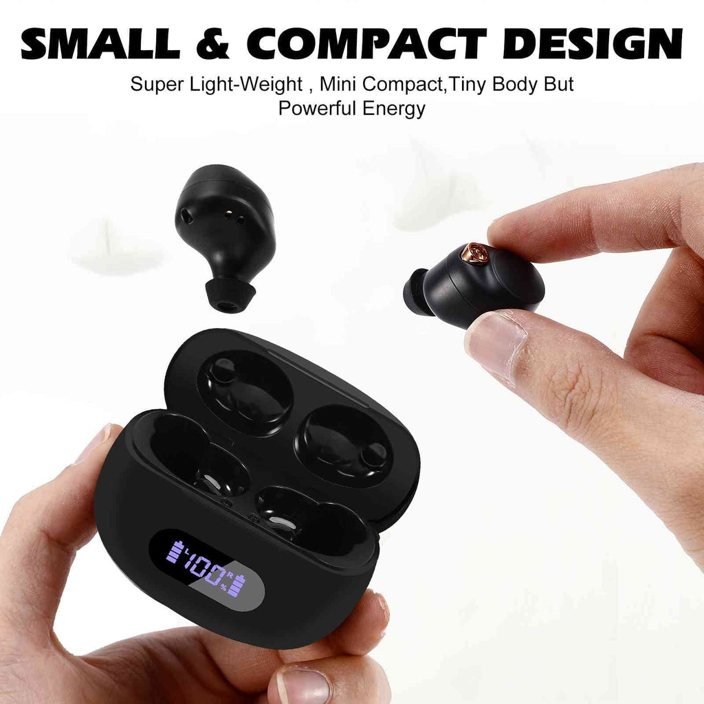 Balanced, Earbuds Bluetooth Case, + UrbanX Plus Compatible K14 Bass Resistance, Water Connect, Charging Black, Lenovo Bluetooth Wireless with Connection, Boost Dual 5.2 True IPX5