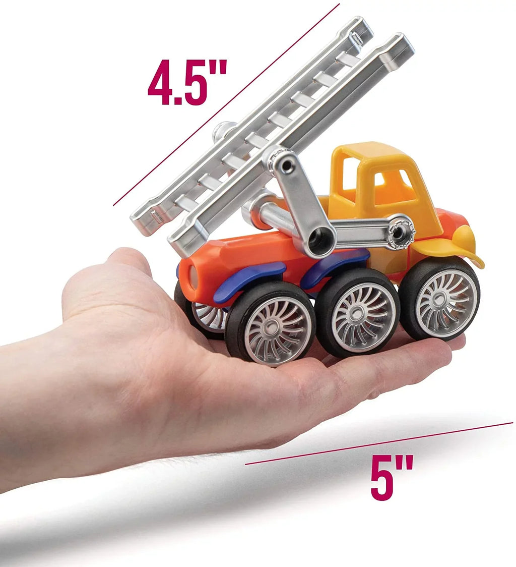 up Play 42 Case Vehicles Child for Toy Stem Brainy and with Magnetic 3 Ages and pc. Storage Cars
