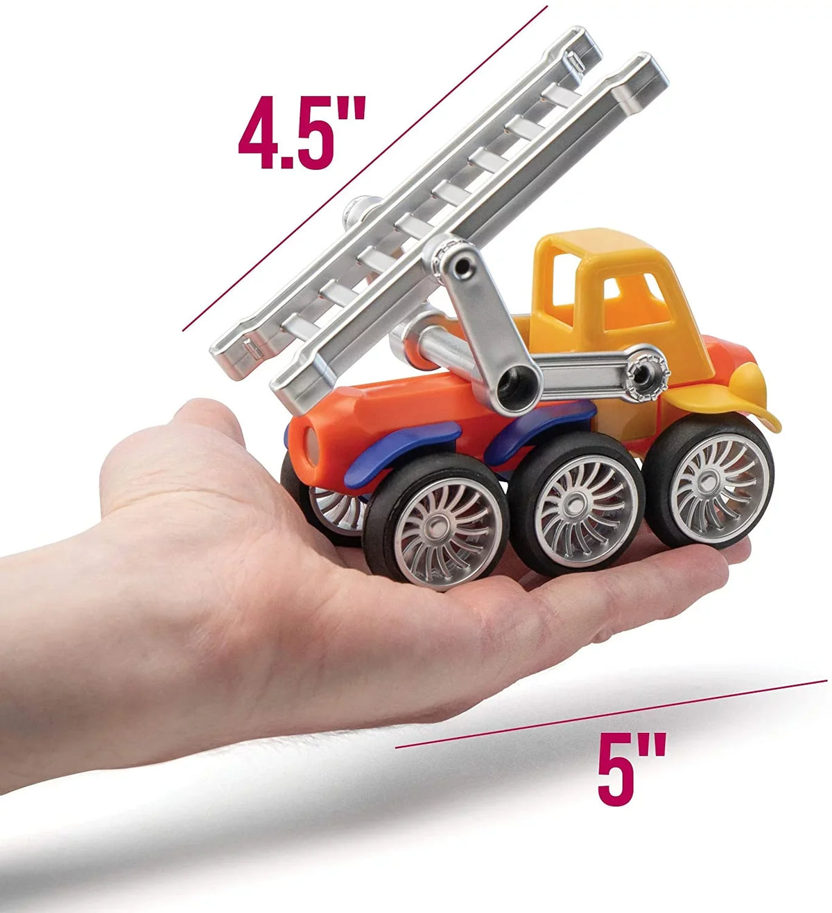 up Play 42 Case Vehicles Child for Toy Stem Brainy and with Magnetic 3 Ages and pc. Storage Cars