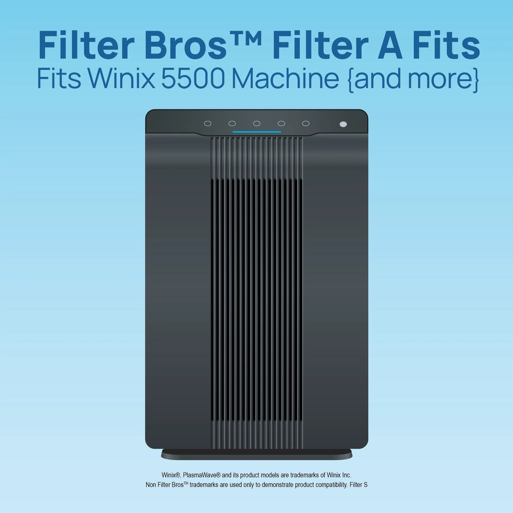 6300, Winix Series P300, 5500, C535 5500-2, HEPA Filter 9500, 115115 Home 5300, Filter Air Purifiers with Bros 5300-2, Plasmawave Compatible Replacement 6300-2, A
