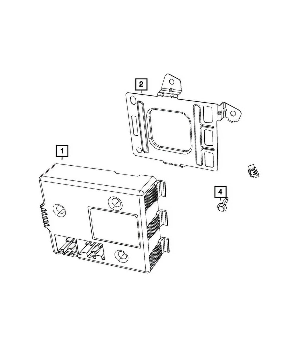 Mopar Module Genuine Trailer 68277136AF Tow