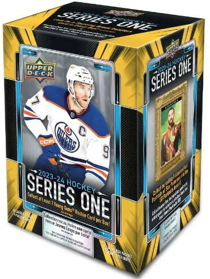 Hockey Box Series Blaster Upper 1 2023-24 Deck 4-Pack