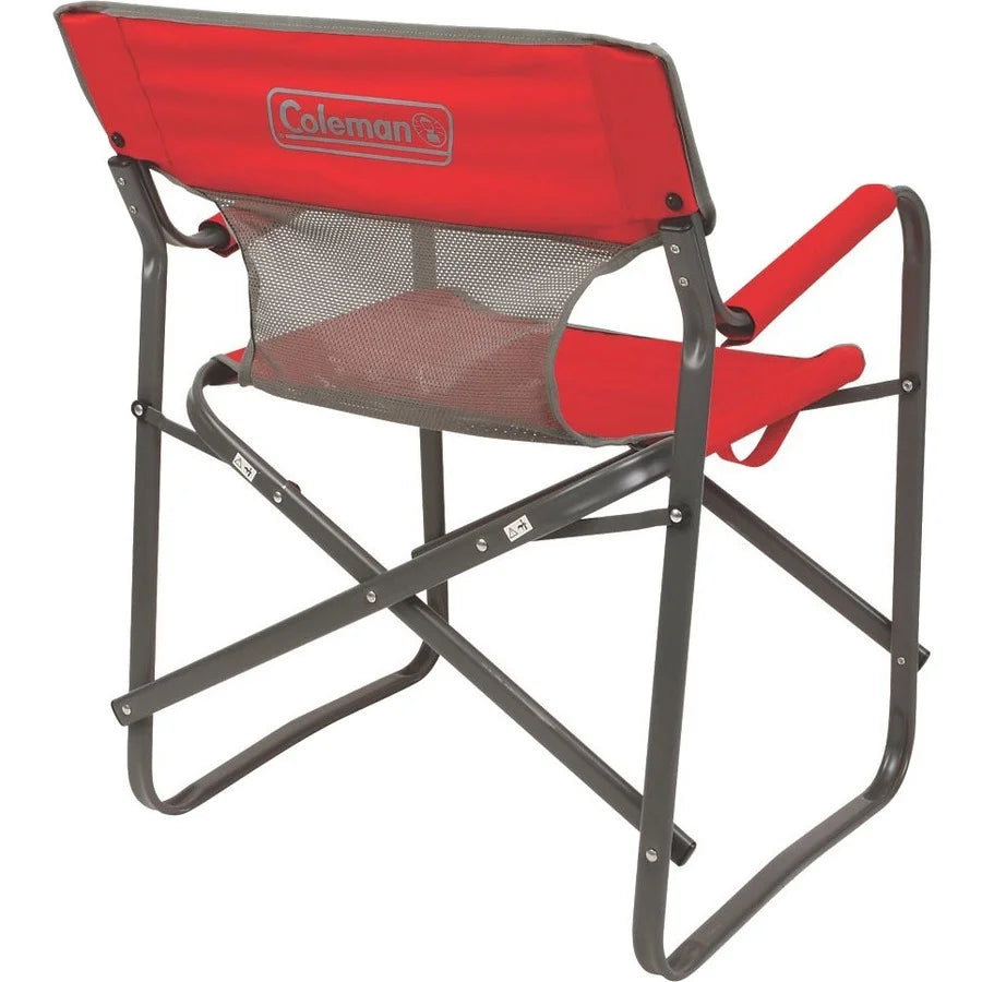 Breeze Adult Chair, Coleman Folding Deck Red Outpost
