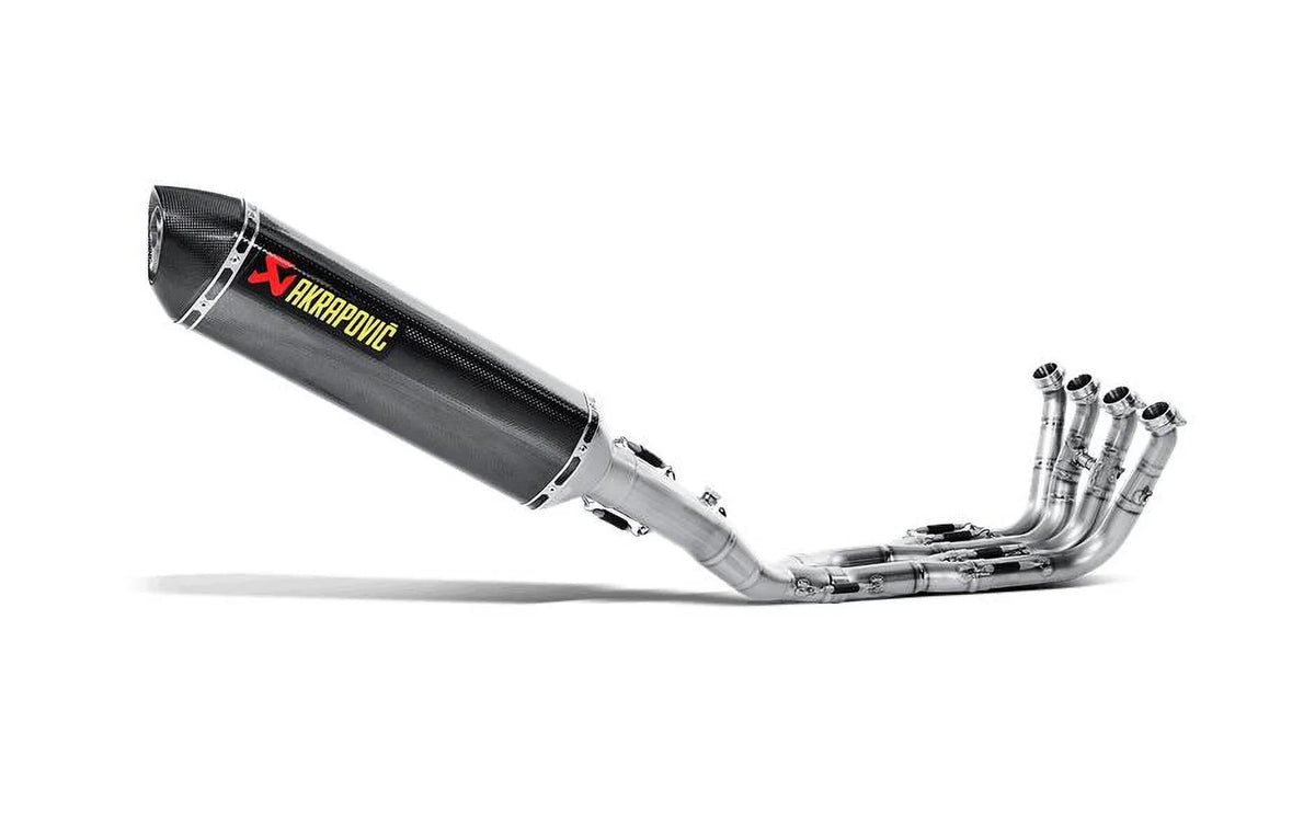 S-B13R1-RC Full System - Carbon Exhaust Racing Muffler Akrapovic Fiber Line