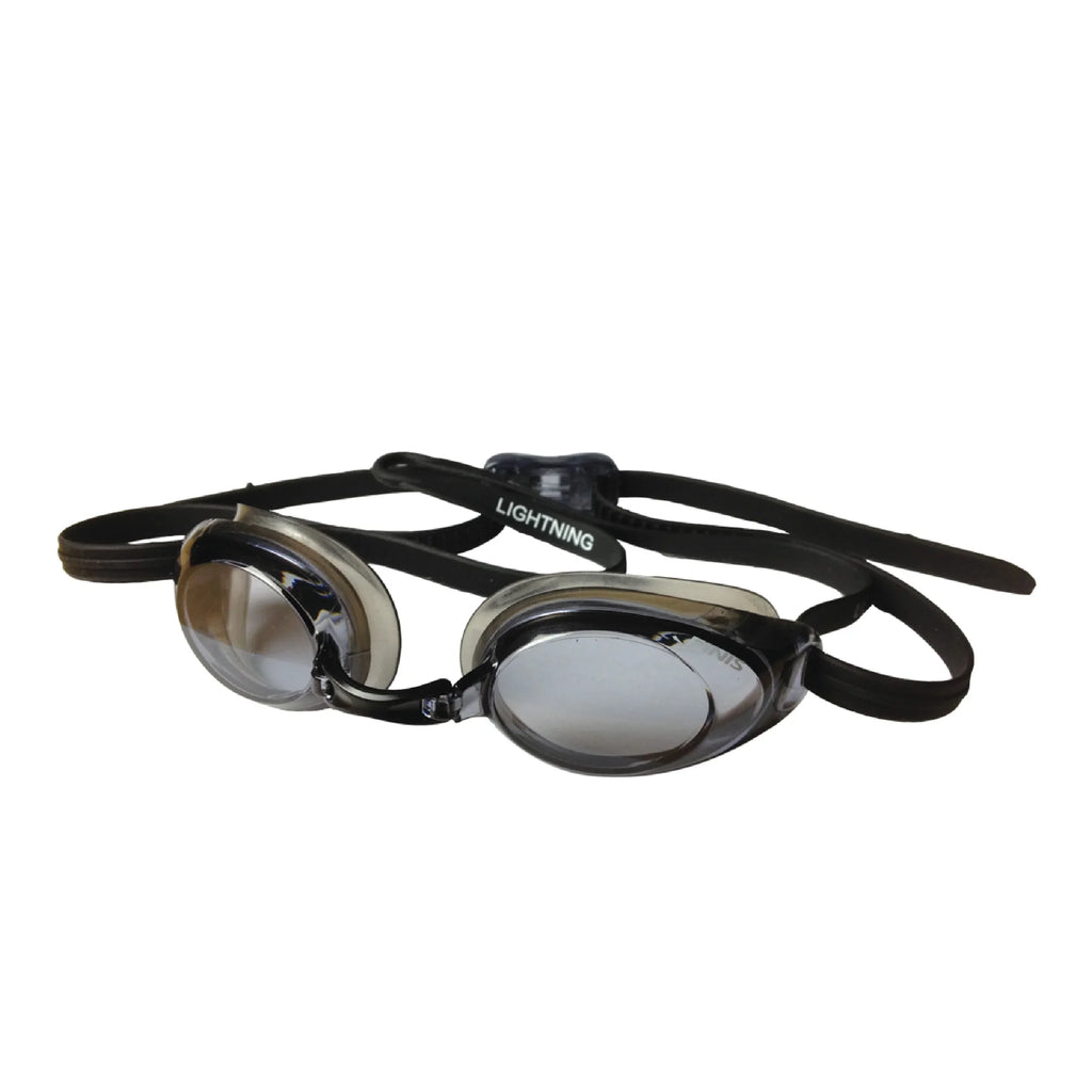 Swimming Adjustable with Men Black/Smoke - for Swim - Adult Straps Swim and Nose Women - with Goggles FINIS - Goggles Watertight Pieces Lightning Competitive Goggles Silicone 4 Interchangeable Goggles