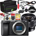 Zoom ILCE-6400 10-18mm Mirrorless 2018 Bundle Interchangeable-Lens 64GB Paintshop Lens, f/4 Camera Bag, Body Pro and Camera Camera a6400 with APS-C Sony Card, Memory E-Mount Wide-Angle Battery