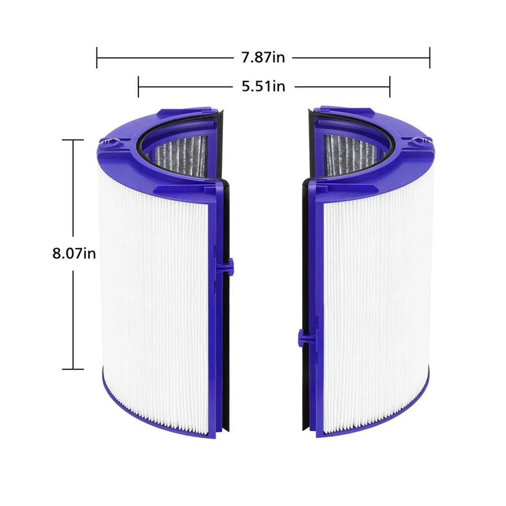 Pure HP04 Filter Fan Filter Purifier 360° Cool TP04 for HEPA Carbon Activated 2-in-1 True DP04, Replacement Purifying Air and