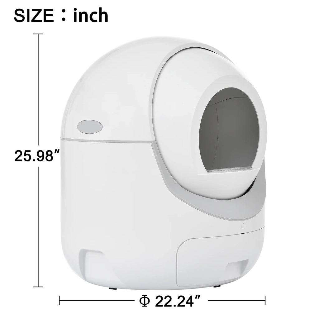 Control, Box, 2.4G Self & for Litter Box, Robot Smart App Litter Support Cat Litter Cleaning Automatic Multiple 5G Cats WiFi